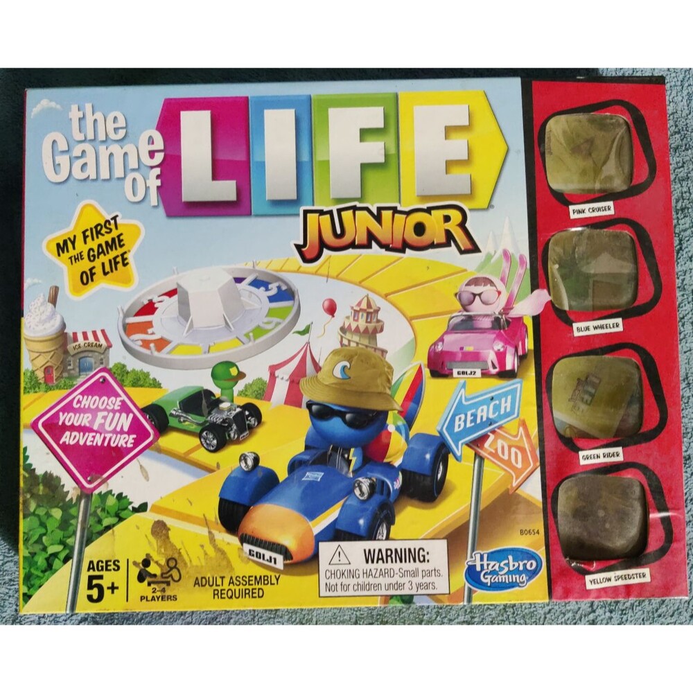 The Game Of Life Junior Edition Board Game Complete